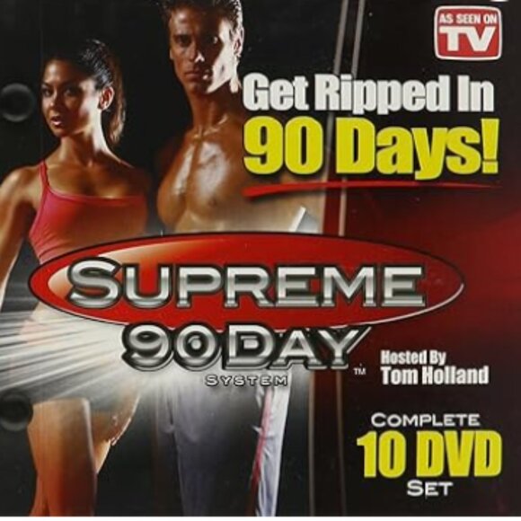Get Ripped In 90 Days: Supreme 90Day System (Complete 10 DVD Set) As Seen on TV - Picture 1 of 13